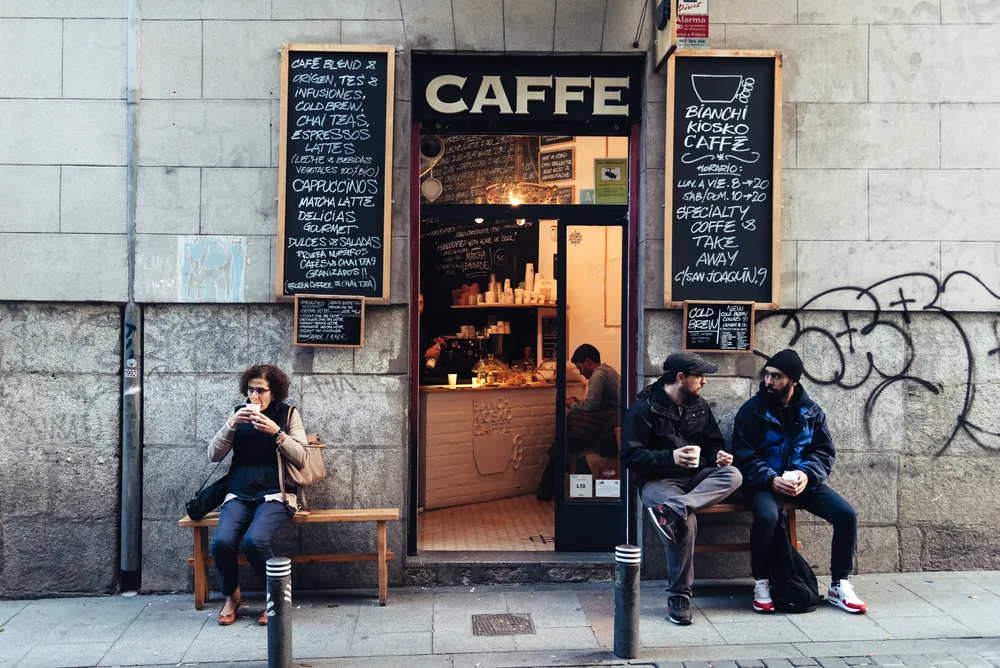 cafes and coworking spaces in spain